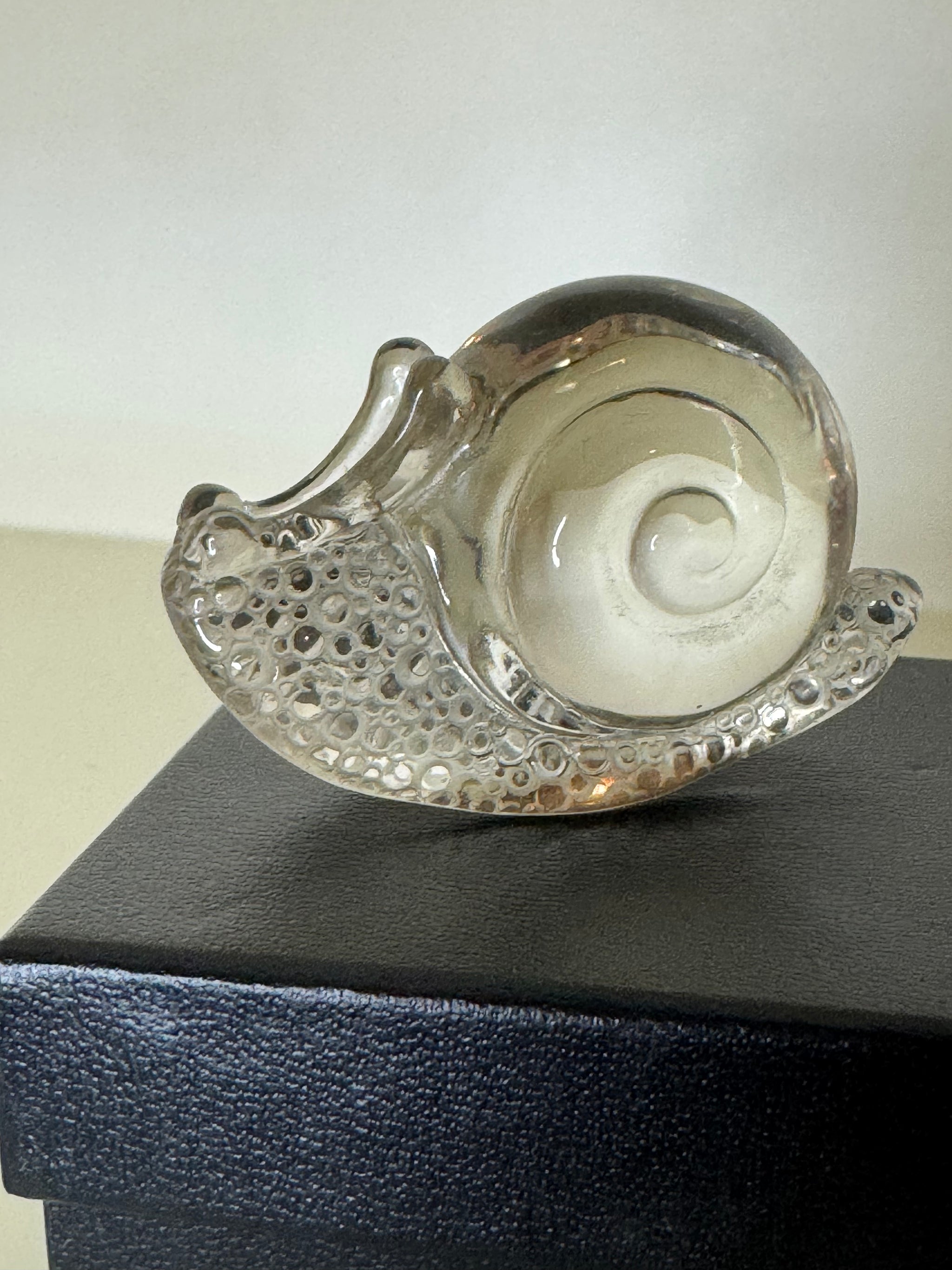 Quartz Snail Carving