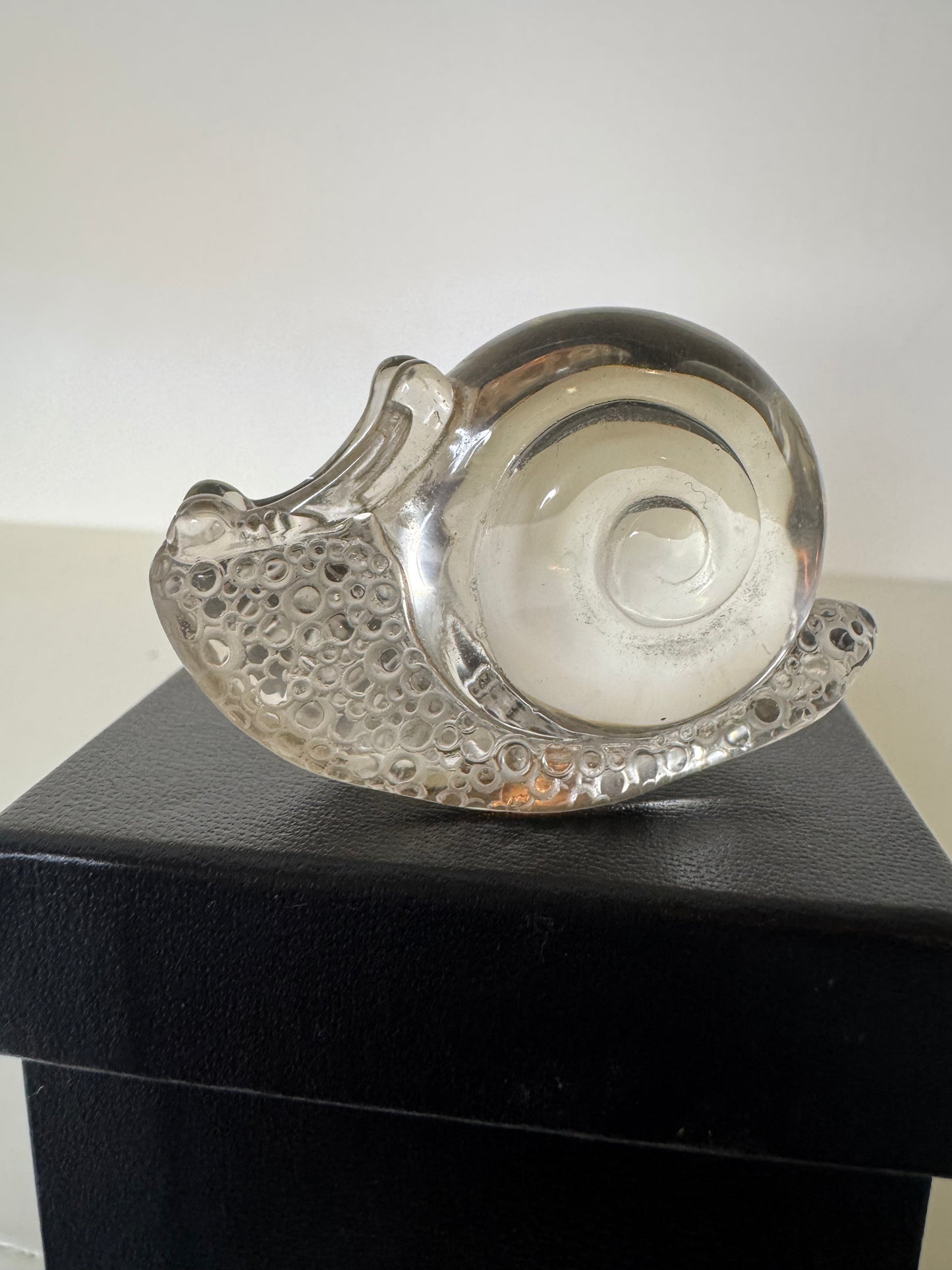 Quartz Snail Carving
