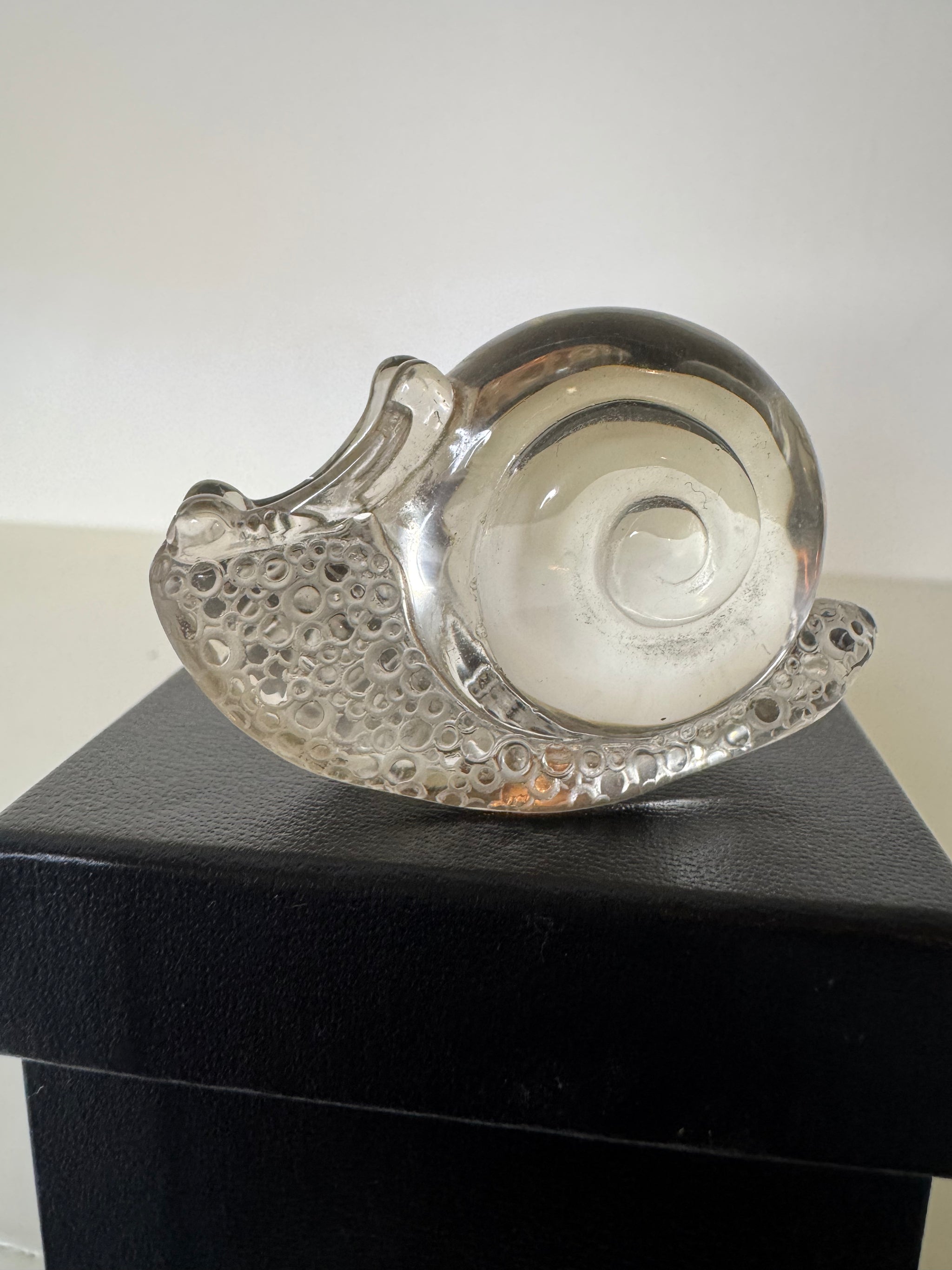 Quartz Snail Carving