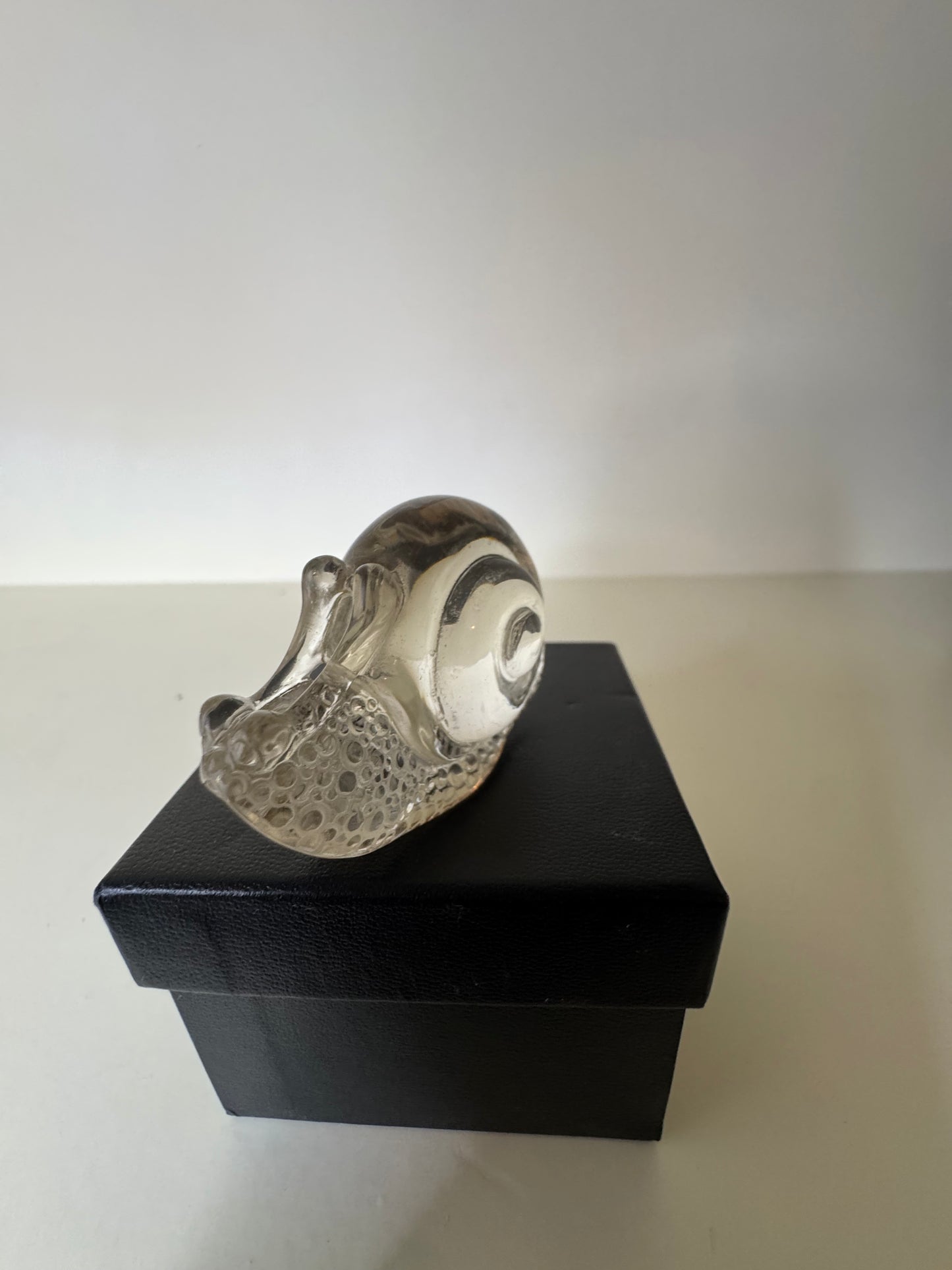 Quartz Snail Carving