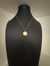 18k Circle Pendant - 4.245 Grams